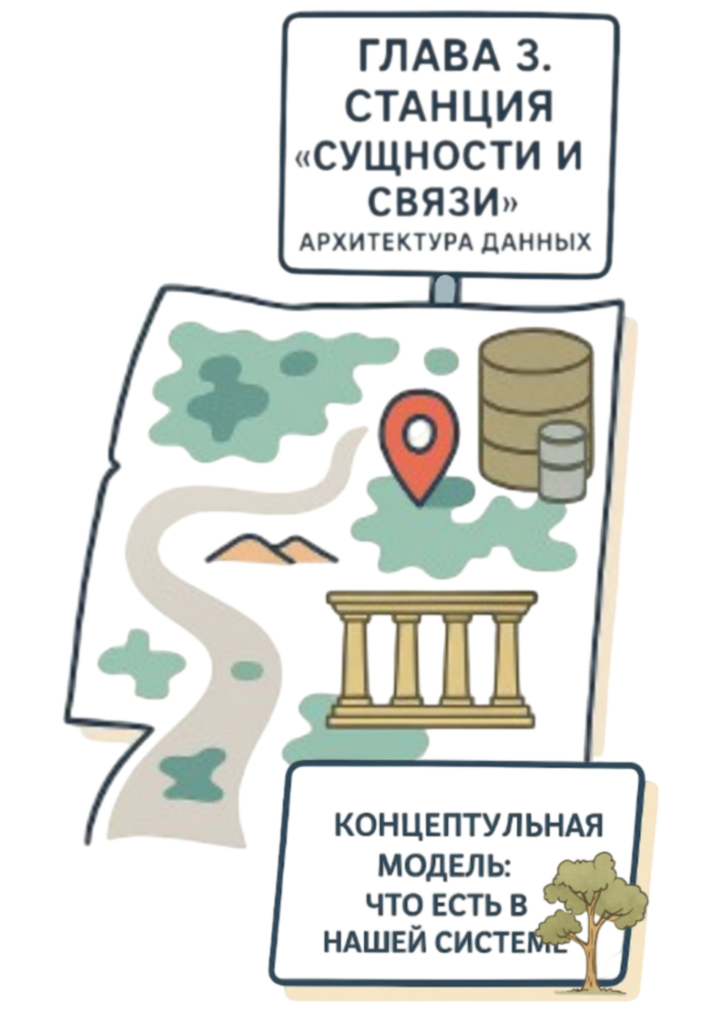 сущности и связи БД