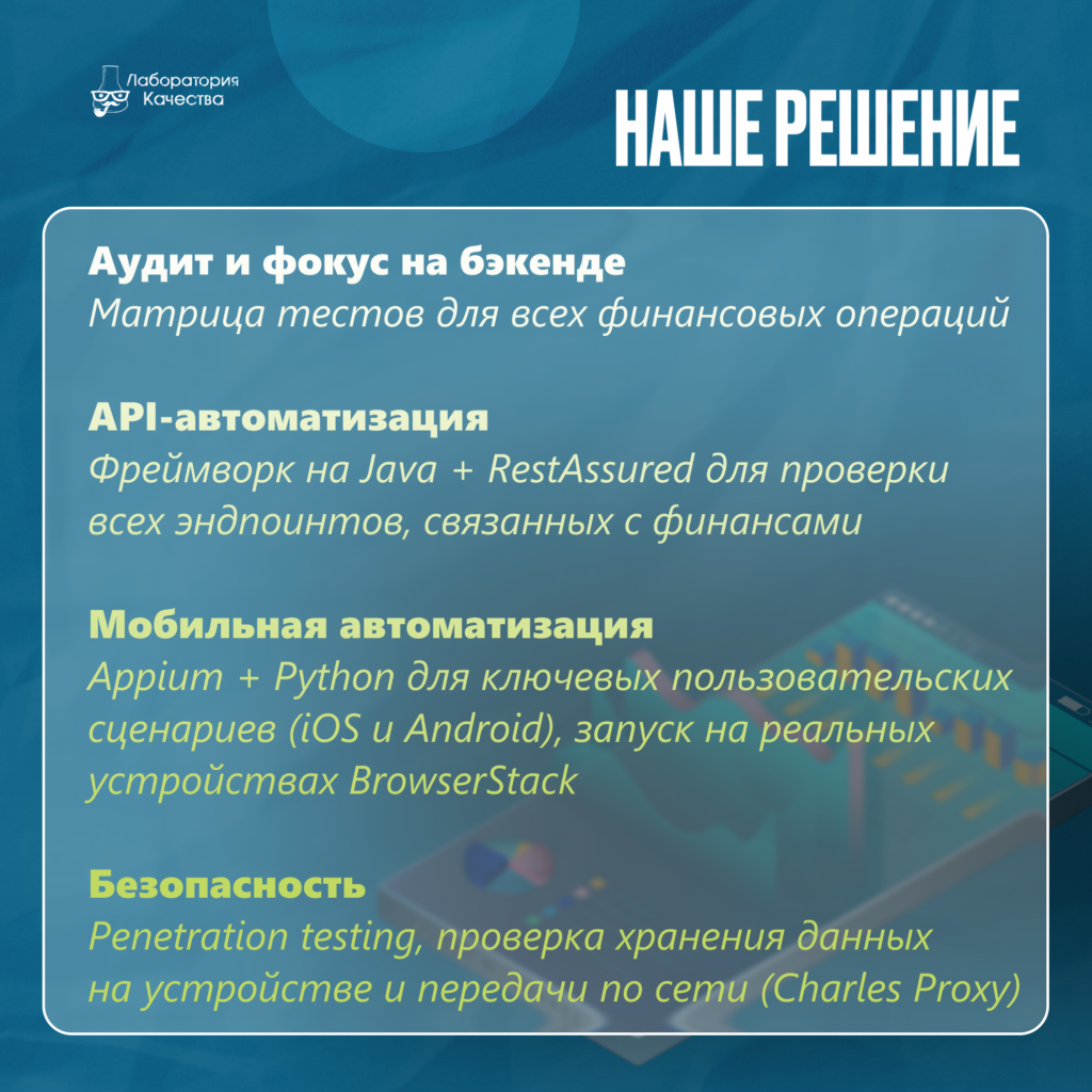 Инвестиции финтех тестирование кейс